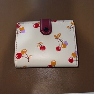 White Coach Cherry Wallet